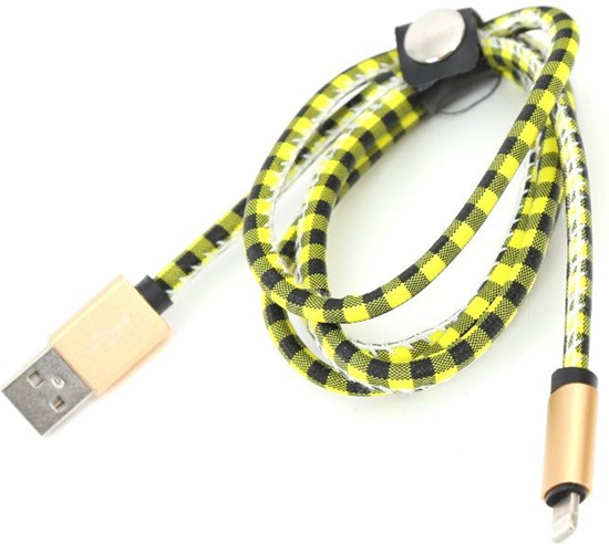 Изображение Platinet PUCLCIP1Y lightning cable 1 m Yellow