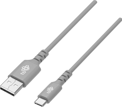 Изображение Kabel USB TB Print USB-A - USB-C 1 m Szary (1_742414)