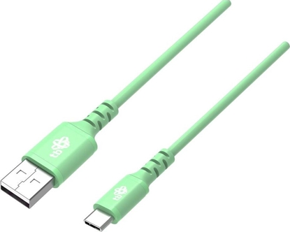 Изображение Kabel USB TB Print USB-A - USB-C 1 m Zielony (1_762595)