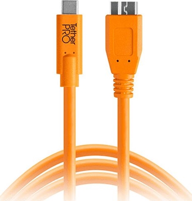 Attēls no Tether Tools USB-C - 4.6 m Pomarańczowy (TET-CUC3315-ORG)