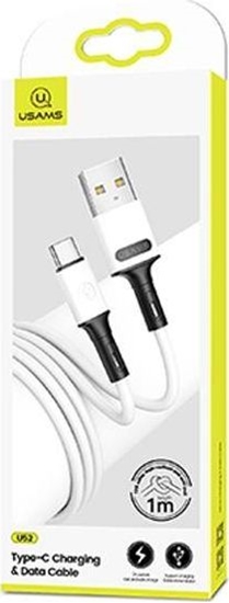 Picture of Kabel USB Usams USB-A - USB-C 1 m Biały (69873-uniw)