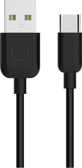 Picture of Kabel USB Usams USB-A - USB-C 1 m Czarny (63881-uniw)