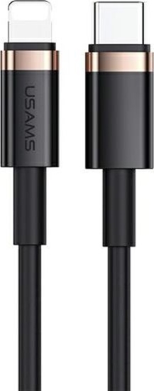 Picture of Kabel USB Usams USB-C - Lightning 1.2 m Czarny (SJ484USB01)