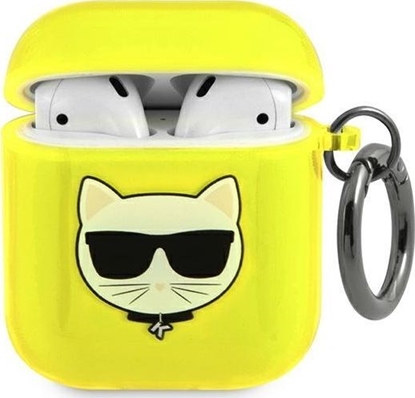 Attēls no Karl Lagerfeld Etui ochronne KLA2UCHFY Choupette do AirPods 1/2 żółte