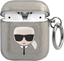 Attēls no Karl Lagerfeld Etui ochronne KLA2UKHGK Glitter Karl`s Head do AirPods 1/2 szare