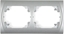 Attēls no Karlik LOGO Ramka pozioma podwójna srebrny metalik 7LRH-2