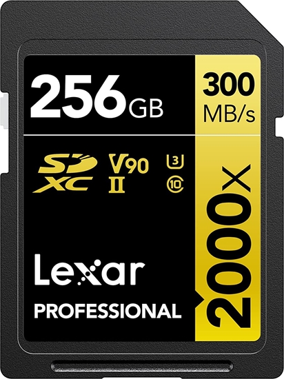 Picture of Karta Lexar Professional 2000x SDXC 256 GB Class 10 UHS-II/U3 V90 (LSD2000256G-BNNNG)