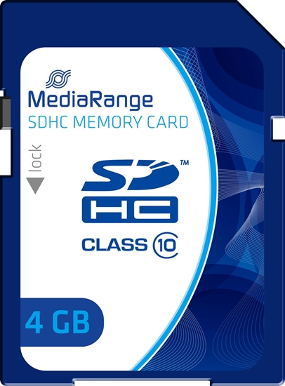 Picture of Karta MediaRange MR961 SDHC 4 GB Class 10  (MR961)