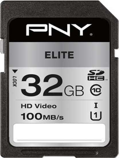 Изображение Karta PNY Elite SDHC 32 GB Class 10 UHS-I/U1  (P-SD32GU1100EL-GE)