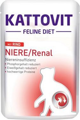 Attēls no Kattovit KATTOVIT 85g sasz. RENAL WOŁOWINA dla kotów z chorobami nerek