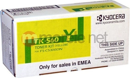 Picture of KYOCERA TK-560Y toner cartridge Original Yellow