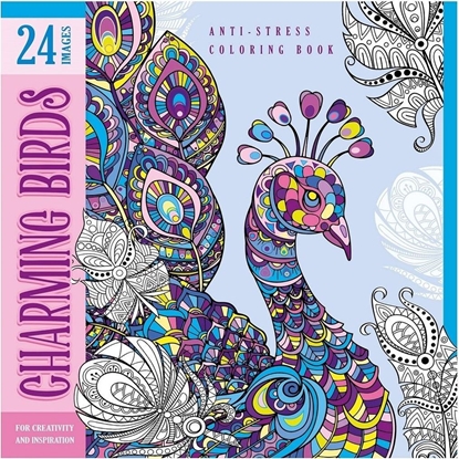 Изображение Kolorowanka antystresowa 200x200 12 Charming Birds