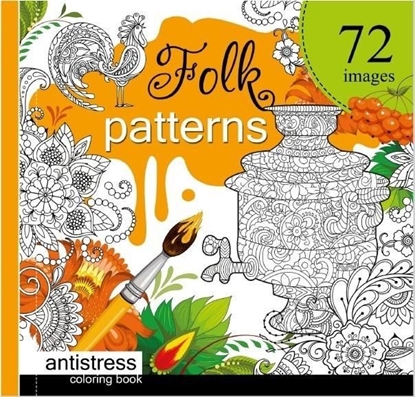 Изображение Kolorowanka antystresowa 200x200 Folk Patterns TW