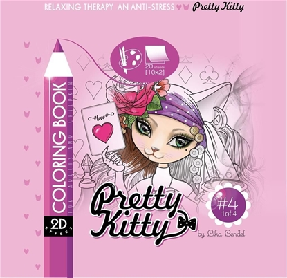 Изображение Kolorowanka antystresowa 200x200 Pretty Kitty 4