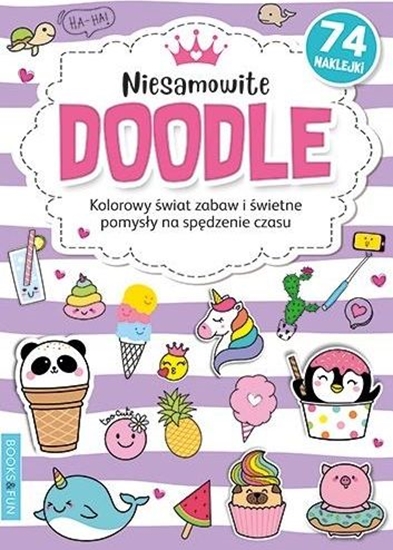 Picture of Kolorowanka z naklejkami - Niesamowite Doodle