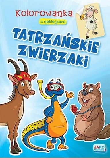 Picture of Kolorowanka z naklejkami. Tatrzańskie zwierzaki