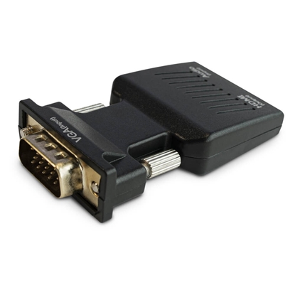 Изображение Konwerter VGA do HDMI, Audio, Full HD, CL-145