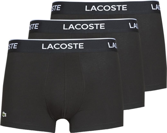 Изображение Lacoste Lacoste 3-Pack Boxer Briefs 5H3389-031 Czarne S