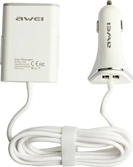 Picture of Ładowarka Awei C-400 4x USB-A 2 A  (AWEI072WHT)