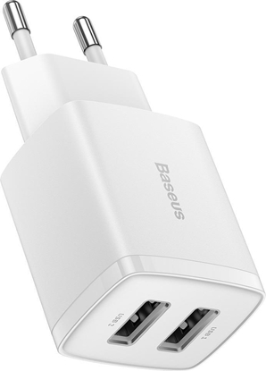 Изображение Ładowarka Baseus Compact 2x USB-A 2.1 A (CCXJ010202)