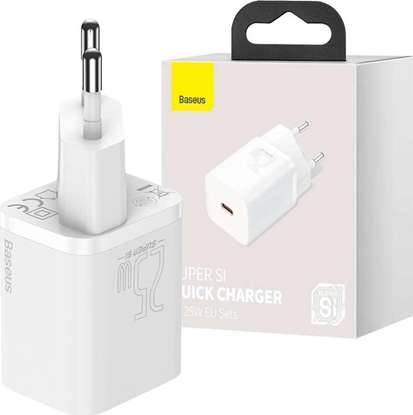 Изображение Ładowarka Baseus Super Si 1x USB-C 3 A (BSU3037WHT)