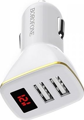 Attēls no Ładowarka Borofone 2x USB-A 2.1 A  (BFO-BZ11-W)