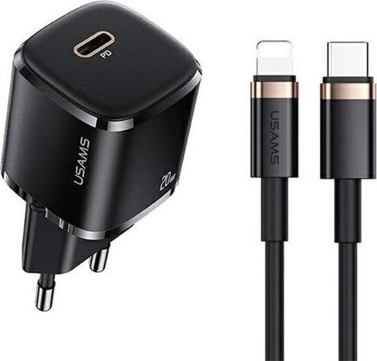 Изображение Ładowarka Usams T36 mini 1x USB-C 3 A (XFKXLOGTL01)