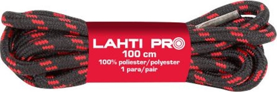 Picture of Lahti Pro Sznurowadła okrągle czarno-czerwone 150cm