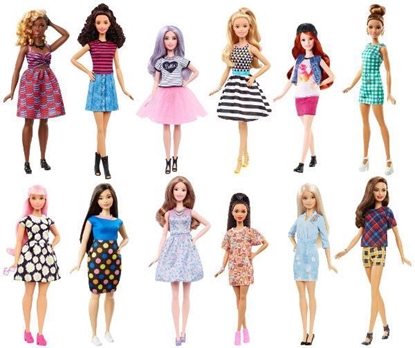 Picture of Lalka Barbie Mattel Fashionistas Modne przyjaciółki (FBR37)