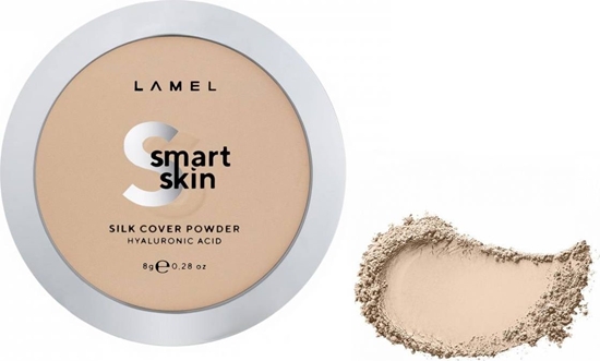 Изображение Lamel Smart Skin Puder kompaktowy do twarzy Silk Cover nr 401 8g