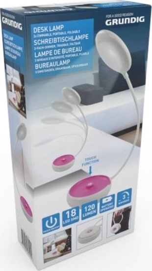 Picture of Lampka biurkowa Grundig różowa  (8711252032290PINK)