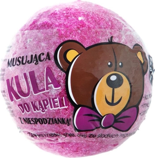 Изображение LaQ Kula musująca z niespodzianką Różowa 120g