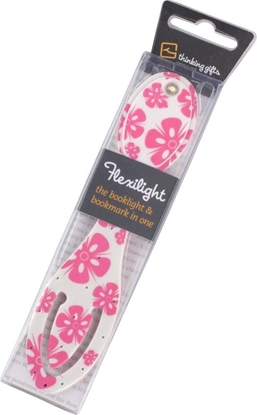 Изображение Thinking Gifts Flexilight Pink Flowers - Lampka do książki Kwiaty