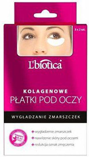 Picture of Lbiotica  Płatki kolagenowe pod oczy Przeciwzmarszczkowe 3x2 szt.