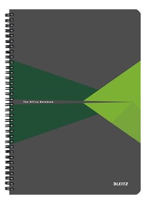 Picture of Leitz 44950055 writing notebook A4 90 sheets Green, Grey