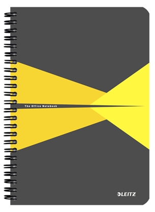 Picture of Leitz 44980015 writing notebook A5 90 sheets Grey, Yellow