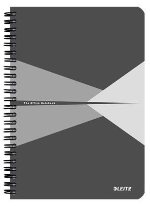 Picture of Leitz 44980085 writing notebook A5 90 sheets Grey, White