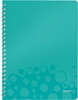 Picture of Leitz WOW Notebook A4 squared, wirebound with PP cover