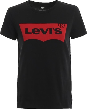 Attēls no Levi`s Levi's The Perfect Large Batwing Tee 173690201 czarne XXS