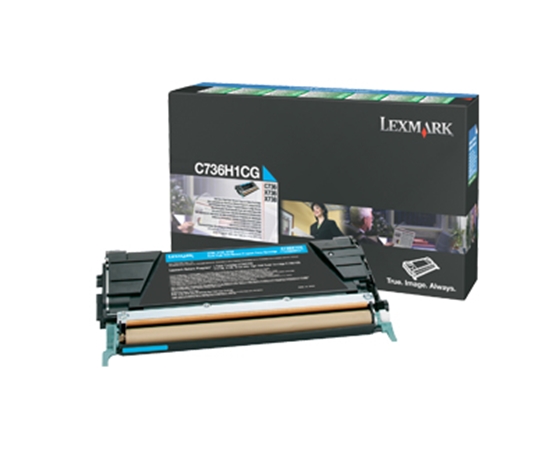 Изображение Lexmark C736H1CG toner cartridge 1 pc(s) Original Cyan