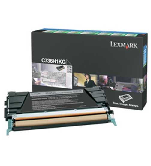 Изображение Lexmark C736H1KG toner cartridge 1 pc(s) Original Black