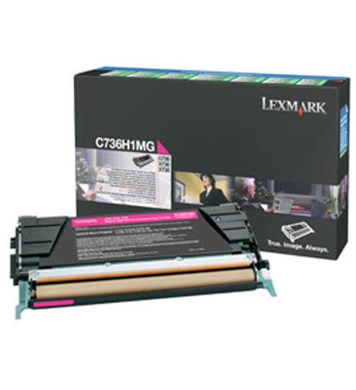 Изображение Lexmark C736H1MG toner cartridge 1 pc(s) Original Magenta