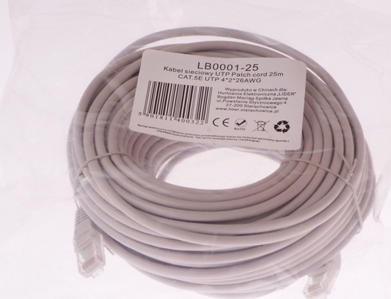 Picture of Libox UTP 25m CAT.5E UTP 4x2x26 AWG