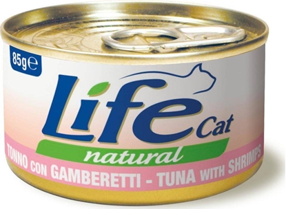 Attēls no Life Pet Care LIFE CAT pusz.85g TUNA + SHRIMPS /24