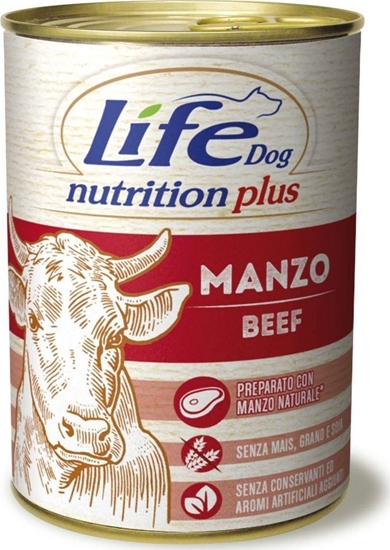 Изображение Life Pet Care LIFE DOG pusz.400g BEEF /24