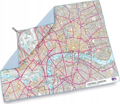 Attēls no Lifeventure Ręcznik szybkoschnący SoftFibre OS Map Giant, Central London