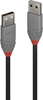 Изображение Lindy 0.2m USB 2.0 Type A Cable, Anthra Line