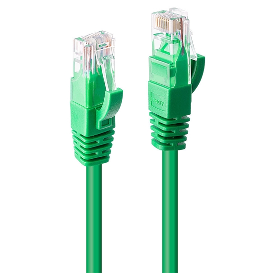 Picture of Lindy 0.5m Cat.6 U/UTP Cable, Green