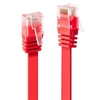 Изображение Lindy 1m Cat.6 U/UTP Flat Cable, Red