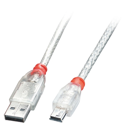 Attēls no Lindy USB 2.0 cable A/Mini-B 0,5m